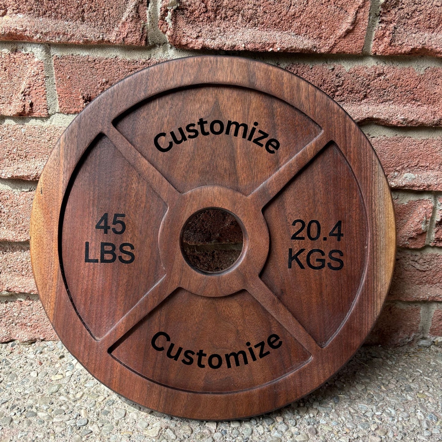 Barbell Style Weight Plate