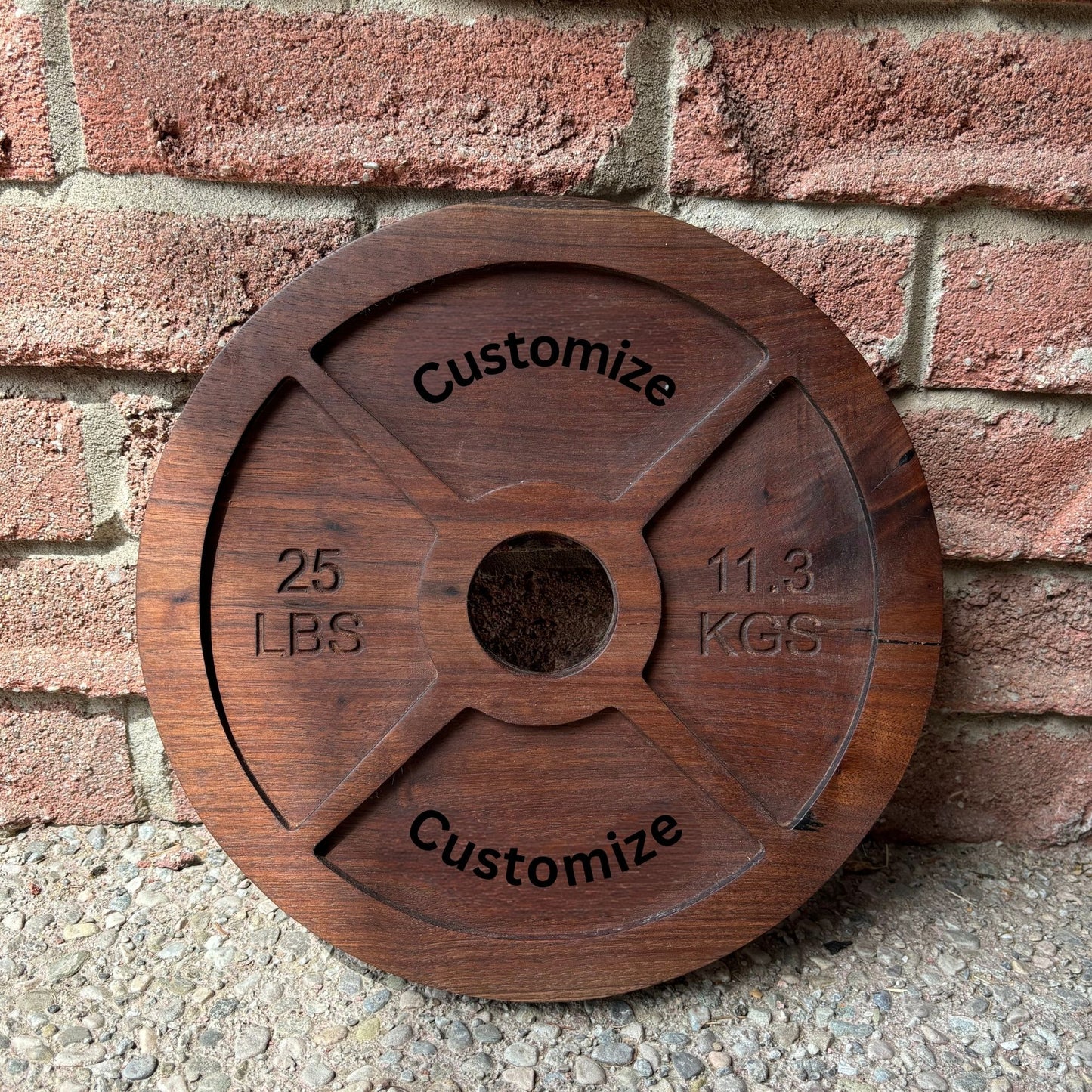 Barbell Style Weight Plate