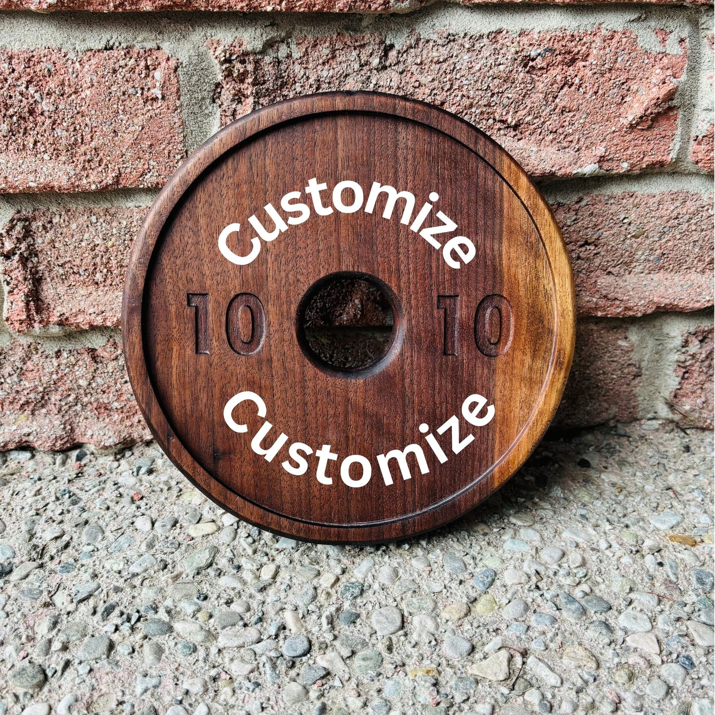 Olympic Style Weight Plate Charcuterie Boards