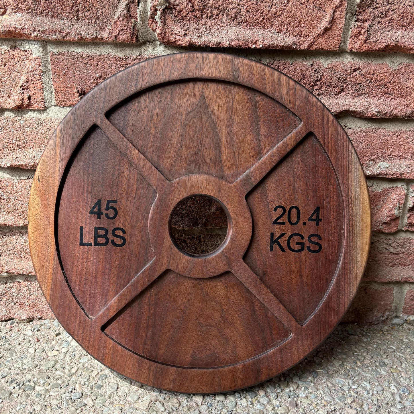 Barbell Style Weight Plate