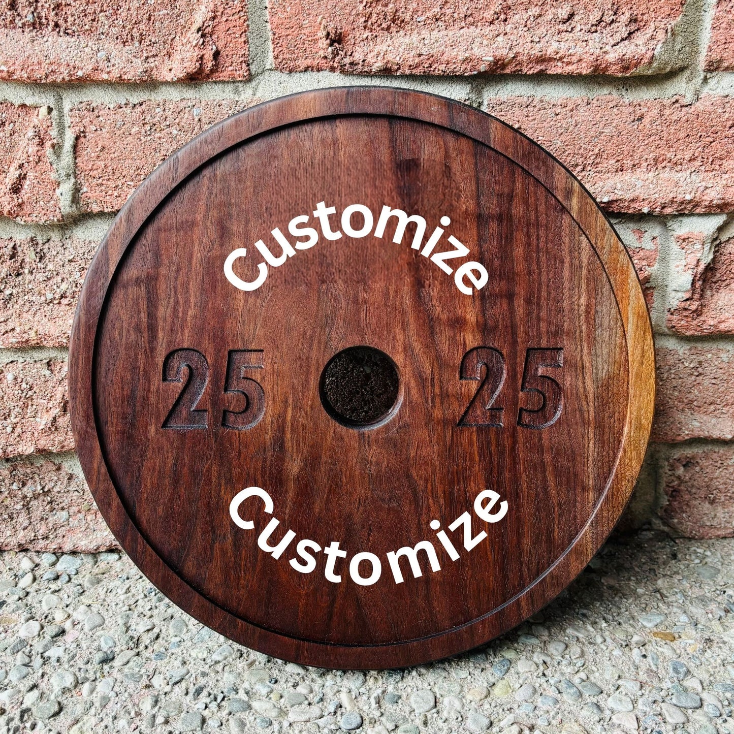 Olympic Style Weight Plate Charcuterie Boards
