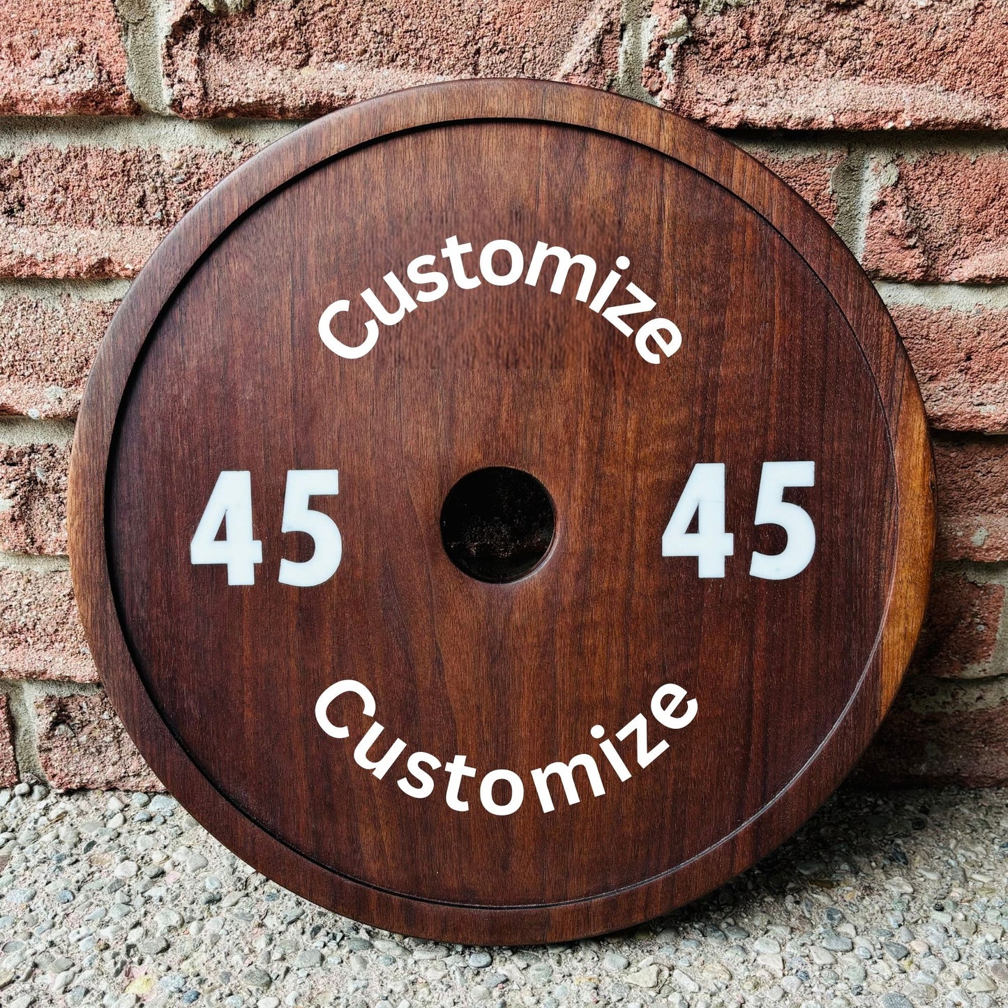Olympic Style Weight Plate Charcuterie Boards