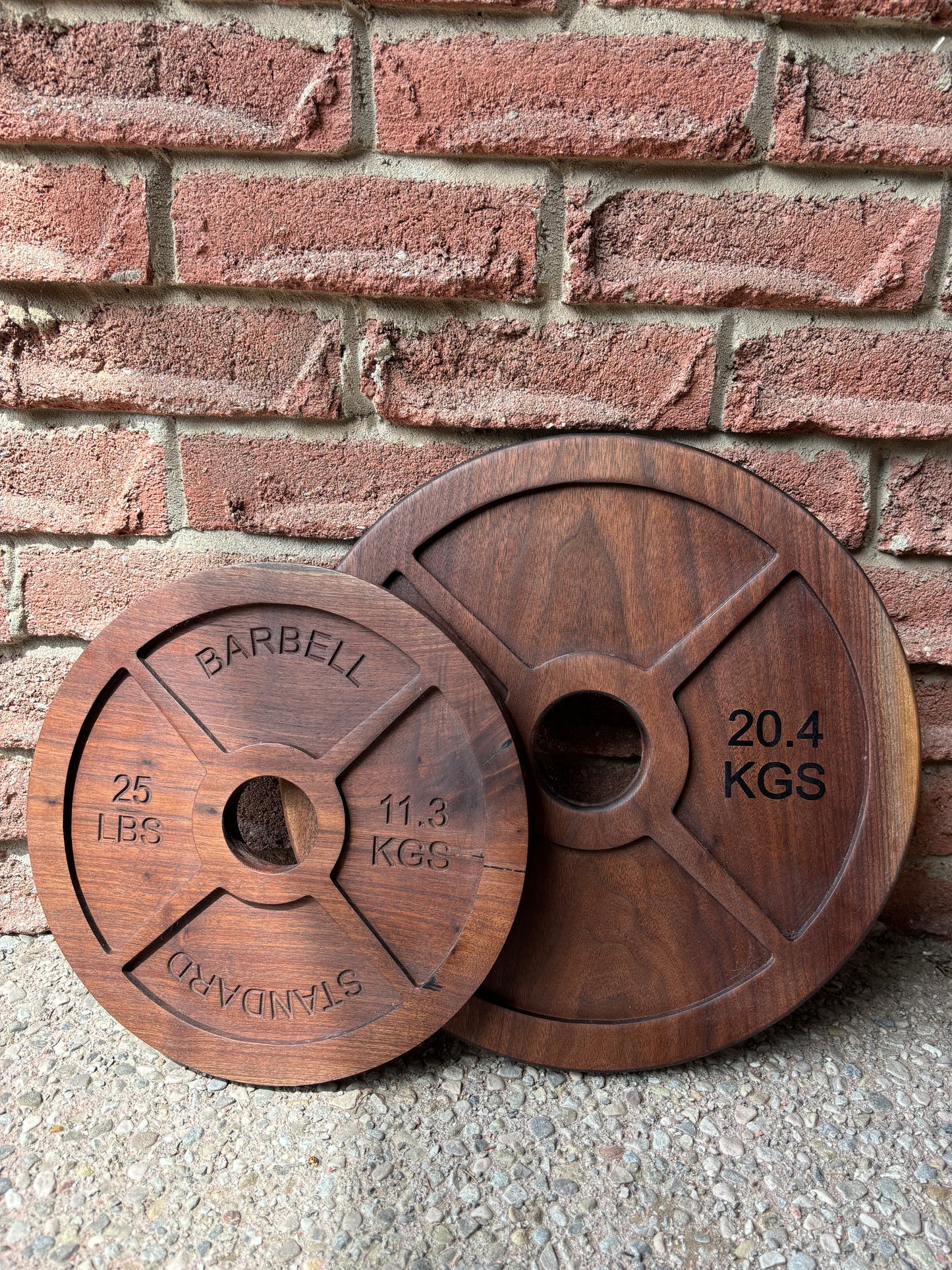 Barbell Style Weight Plate